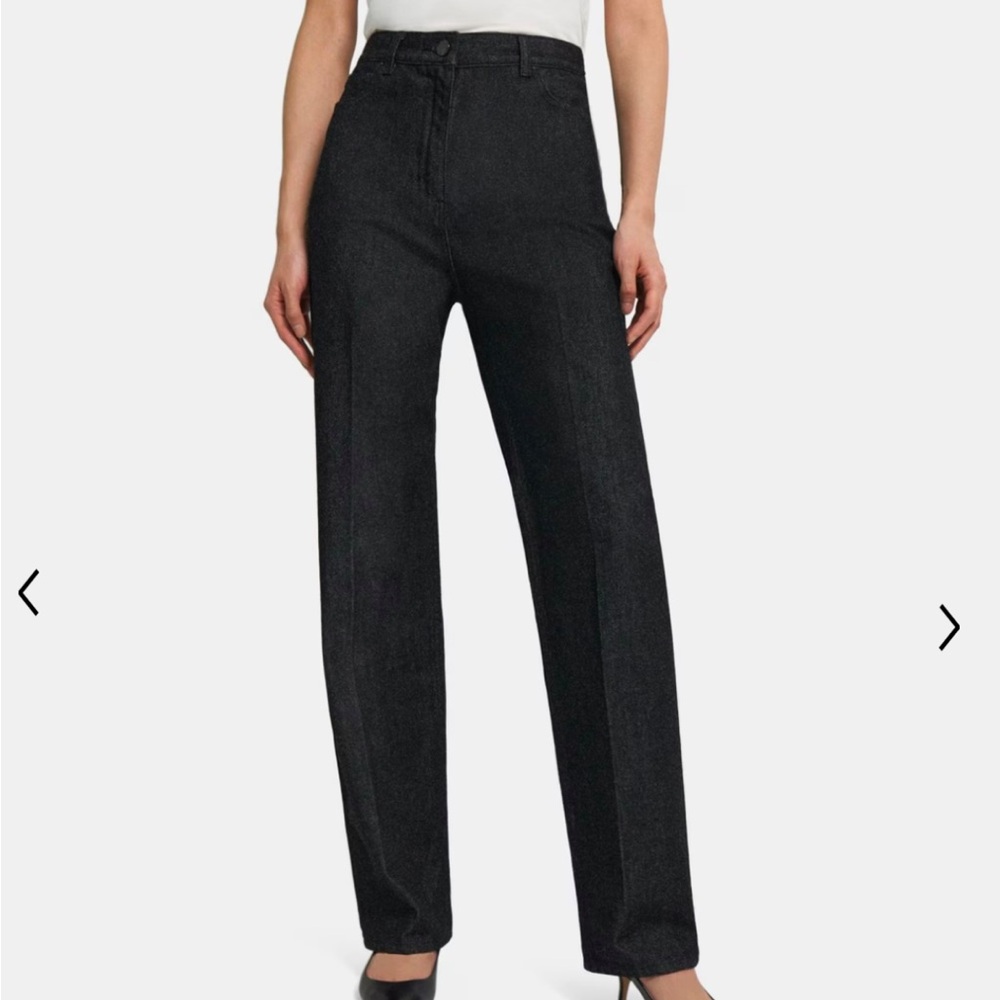 Theory High Waist 5 Pocket Jeans Charcoal sz 25
